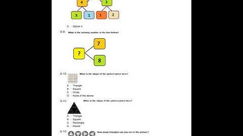Class 1 Maths Olympiad mock test 01