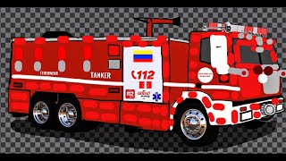 OLD MERCEDES-BENZ AXOR TANKER TRUCK FOR NORTH YANKEE CIVIL DEFENCE FORCE FEUERWEHR 112. 🇨🇴