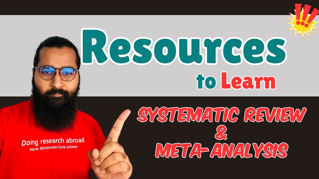 Resources to learn | Meta-analysis | Statistics | R programming ...