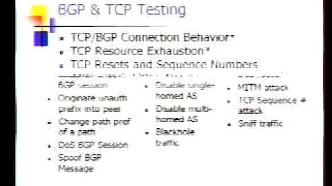 BGP Vulnerability Testing   Separating Fact from FUD