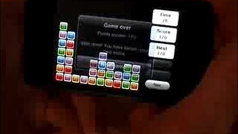 iDrops - a puzzle game for iPhone and iPod Touch