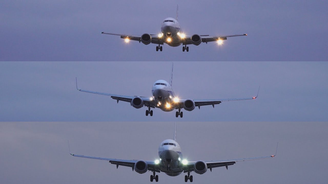 ランディングライト比較 ボーイング Boeing B737 Classic/ B737 ランディングライト比較 ボーイング Boeing B737 Classic/ B737