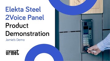 Urmet Elekta Steel Entry Panel - Product Demonstration