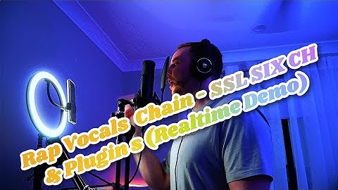 My Real Vocal Chain SSL SIX CH Waves & Izotope (Rap Vocals)