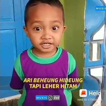 Huntu di Behelan. nasihat budak alit. (#Musicdedeomat)
