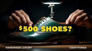 How $500 Leather Shoes Are Handmade | CRAFTFORGE | Part 1 #CRAFTFORGE #HandmadeShoes #LuxuryShoes