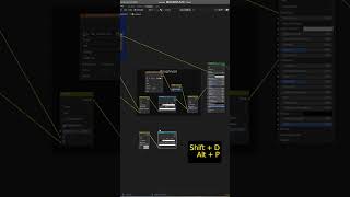 Copy nodes with links in blender (СTRL+SHIFT+D)