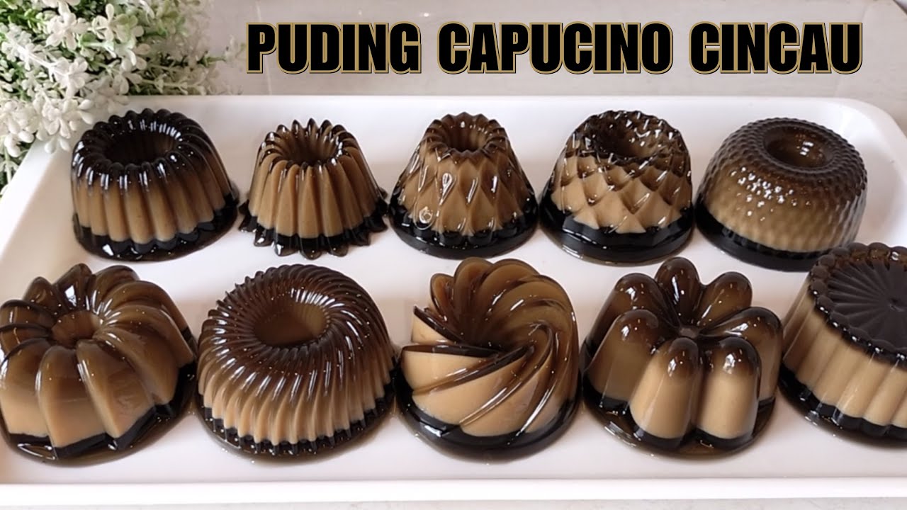 PUDING MEWAH || IDE JUALAN KEKINIAN || PUDING CAPPUCINO CINCAU || PUDING CANTIK & SEGER