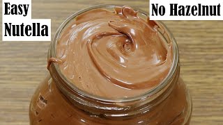 Easy Nutella Recipe Without Hazelnuts – How to make homemade nutella