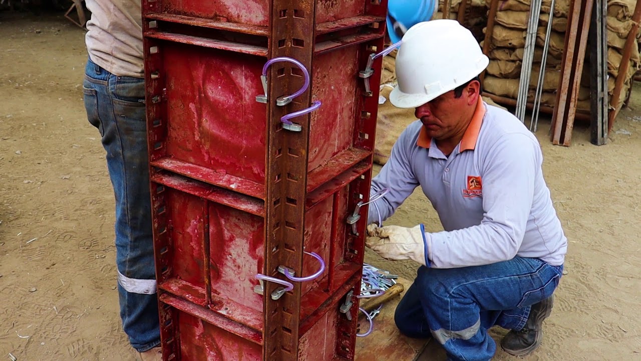 Armado de encofrado metálico | Sermaqui Perú