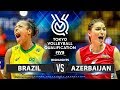 Brazil vs Azerbaijan | Highlights | Women's Volleyball Olympic Qualifying Tournament 2019