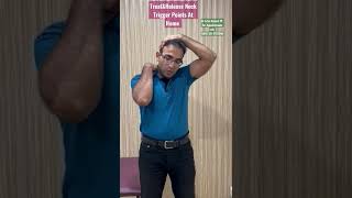 Treat Neck Pain due to muscle knots or Trigger  point   At Home Urdu / Hindi backpain neckpain