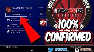 how to download nba 2k18 prelude early 100 working ps4 watch this video