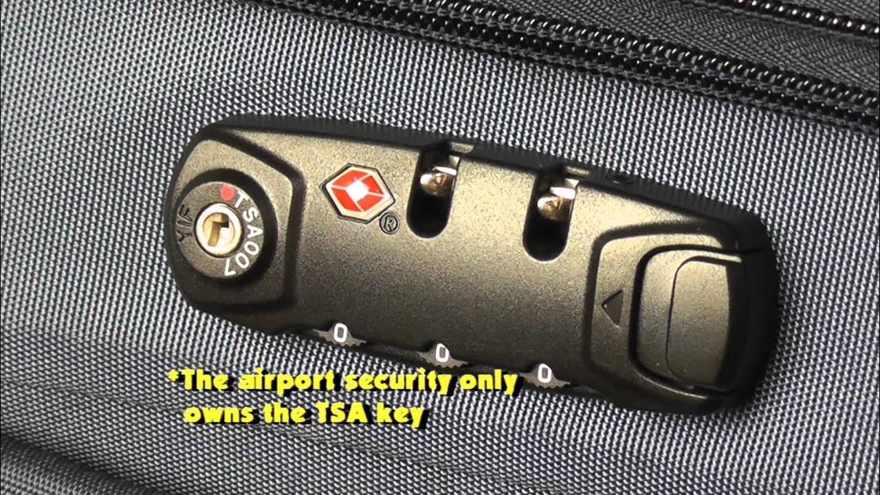 3 Steps on How to Set a TSA Combination Lock of Your Luggage 