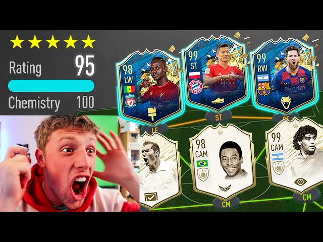 195 Rated Fut Draft Team Of The Season Challenge Fifa Litetube