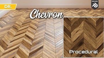 parquet wood- chevron shader blender 2.91