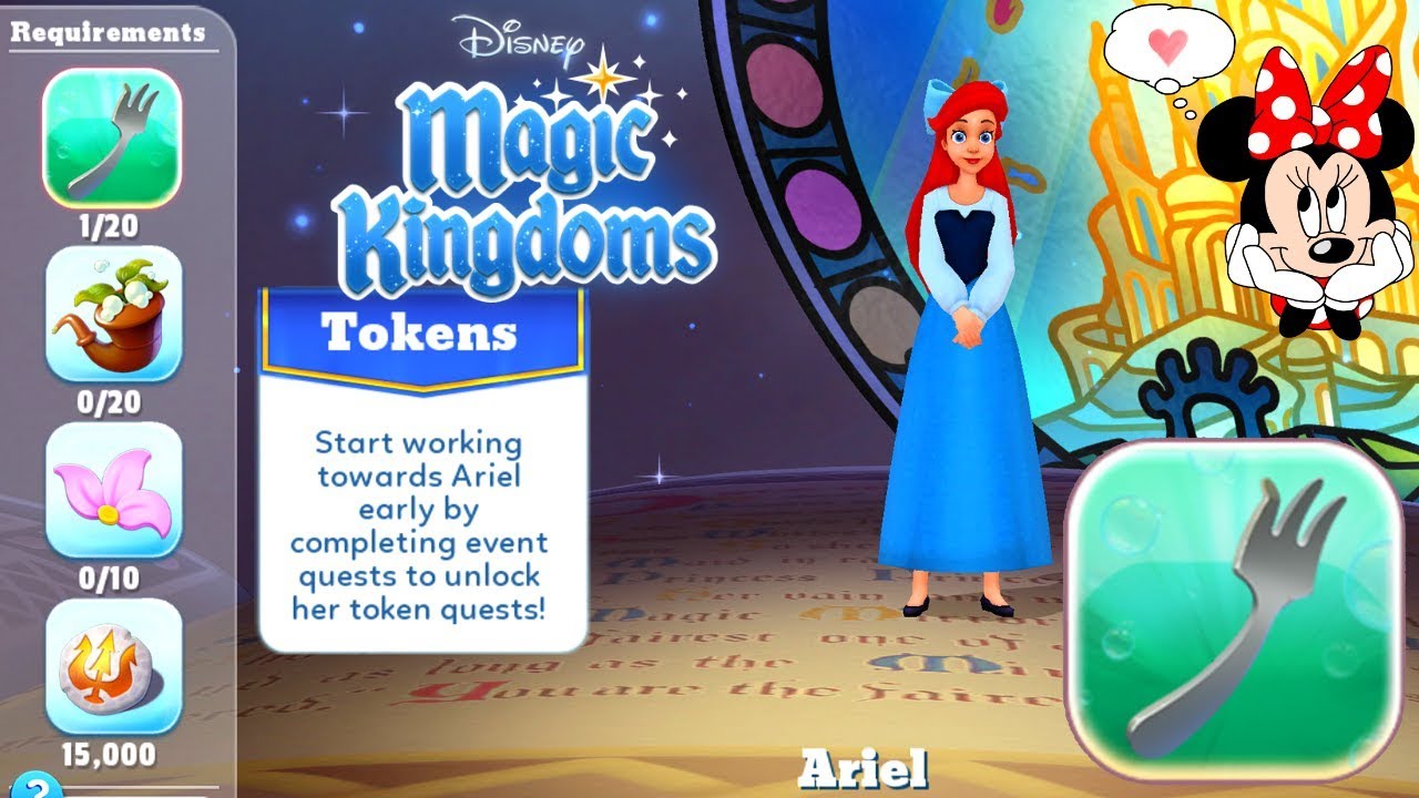 beautycon UNLOCK ARIEL'S DINGLEHOPPERS! THE LITTLE MERMAID Disney Magic Kingdoms | Gameplay Walkthrough Ep.301