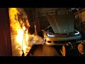 Huge corvette explosion and fire caught on dyno