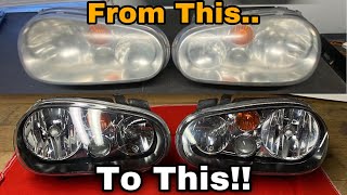 Mk4 337 GTI Headlight Restore