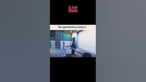 Bro Got Factory Reset #shorts #cs2 #csgo