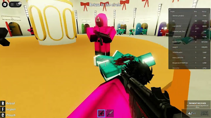 Vyhral som Squid game v robloxe ako stražca.