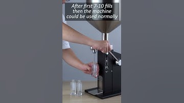 How to use manual paste liquid filling machine A03 5 55ml pro