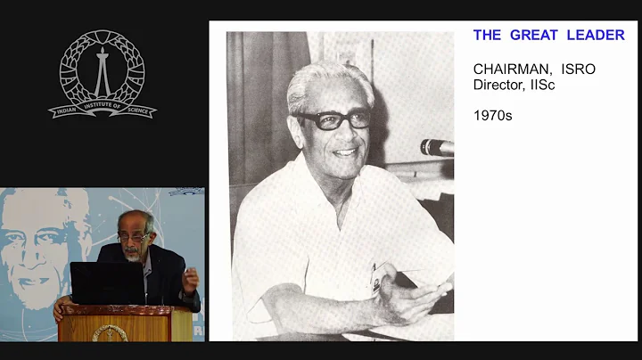 Satish Dhawan Centenary Lecture by Roddam Narasimha  |  January 2020