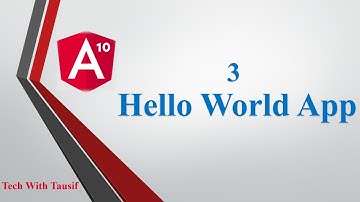 Angular 10 - Hindi/English #3 - Hello World App