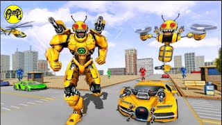 Bee Robot Car Transformation Game: Multi Robot Transformation - Android Gameplay FHD screenshot 5