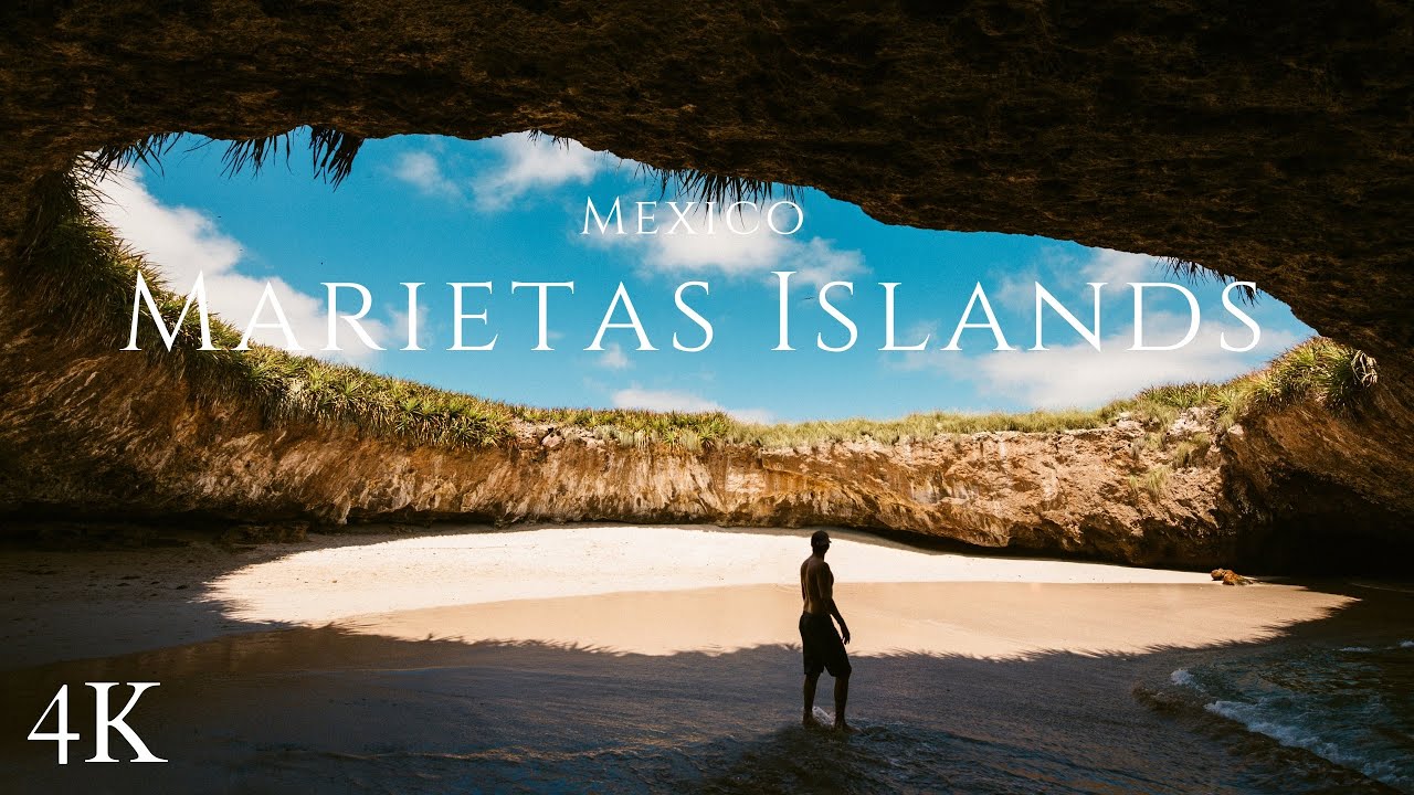 Marietas Islands, Puerto Vallarta, Aerial View of Hidden Beach