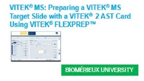 VITEK FLEXPREP for VITEK MS and VITEK 2