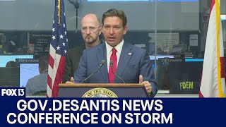 Gov. DeSantis news conference ahead of storm
