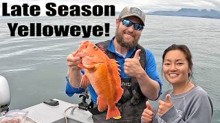 Late Season Combo Day - Yelloweye Catch and Release! Alaskan Halibut Fishing | Juneau, Alaska!