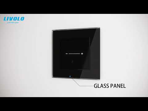 Умный сенсорный проходной/перекрестный ЕС диммер Livolo управление со смартфона стекло, видео 1