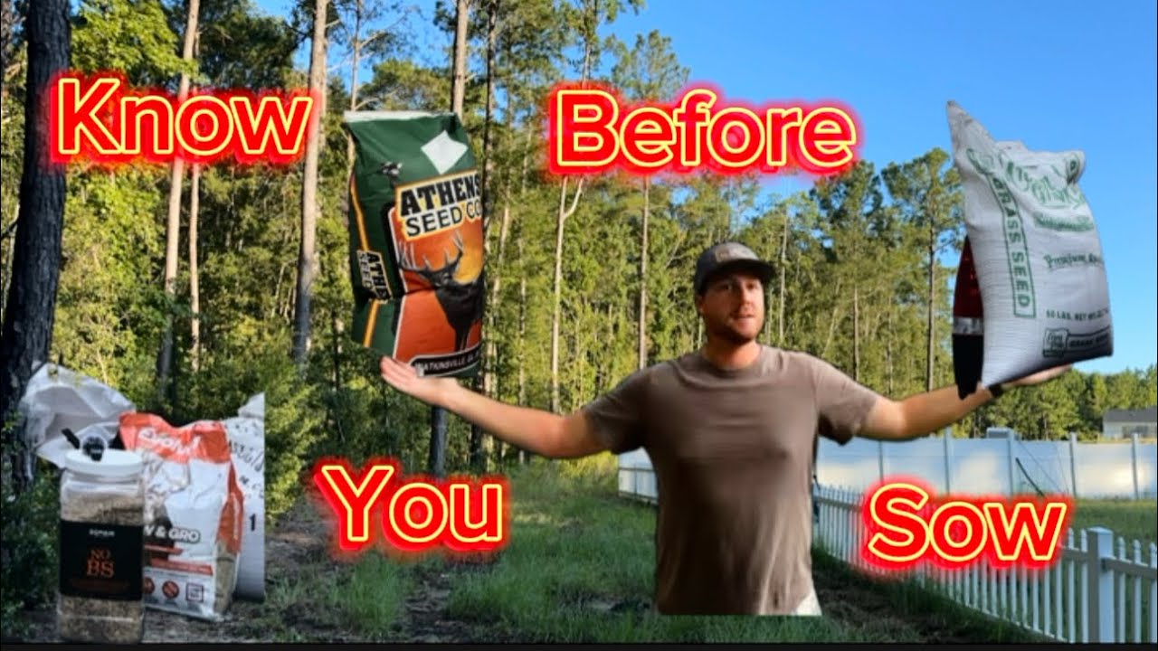 Know before you Grow!!! Best Deer food plot seed!