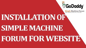 How to installed SIMPLE MACHINE FORUM cms through cpanel ?