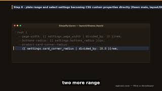 Shopify Development Deep Dive, Part 6: settings_schema.json