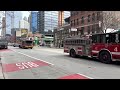 First Responder's escort the body of fallen Chicago Firefighter Jermaine Pelt on April 4, 2023.