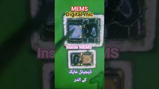 inside MEMS Micro Electro mechanical systems mic #zaki537 #phoneclinic #repair  #educational #mems