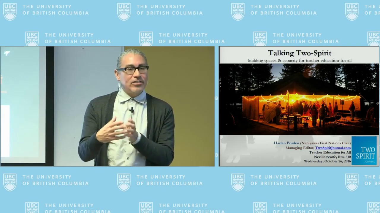 UBC TEFA Talks Two Spirit with Harlan Pruden | Oct 26, 2016