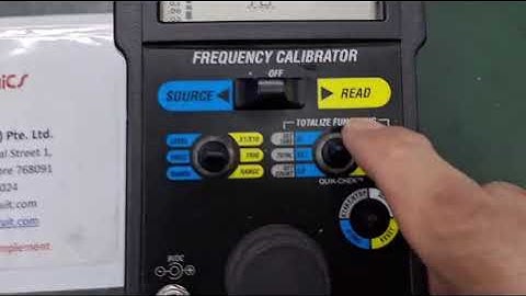 Altek 942 Frequency Calibrator with Totalizer Repair & Calibration by Dynamics Circuit (S) Pte. Ltd.