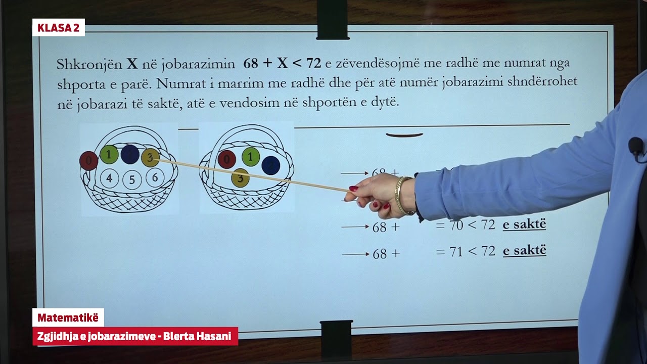 2550 - Matematikë - Zgjidhja e jobarazimeve