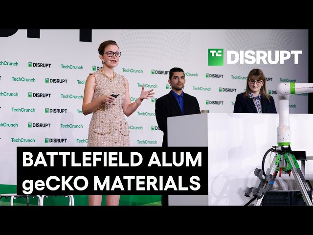 An update with Startup Battlefield alumni geCKO Materials | TechCrunch Disrupt 2025