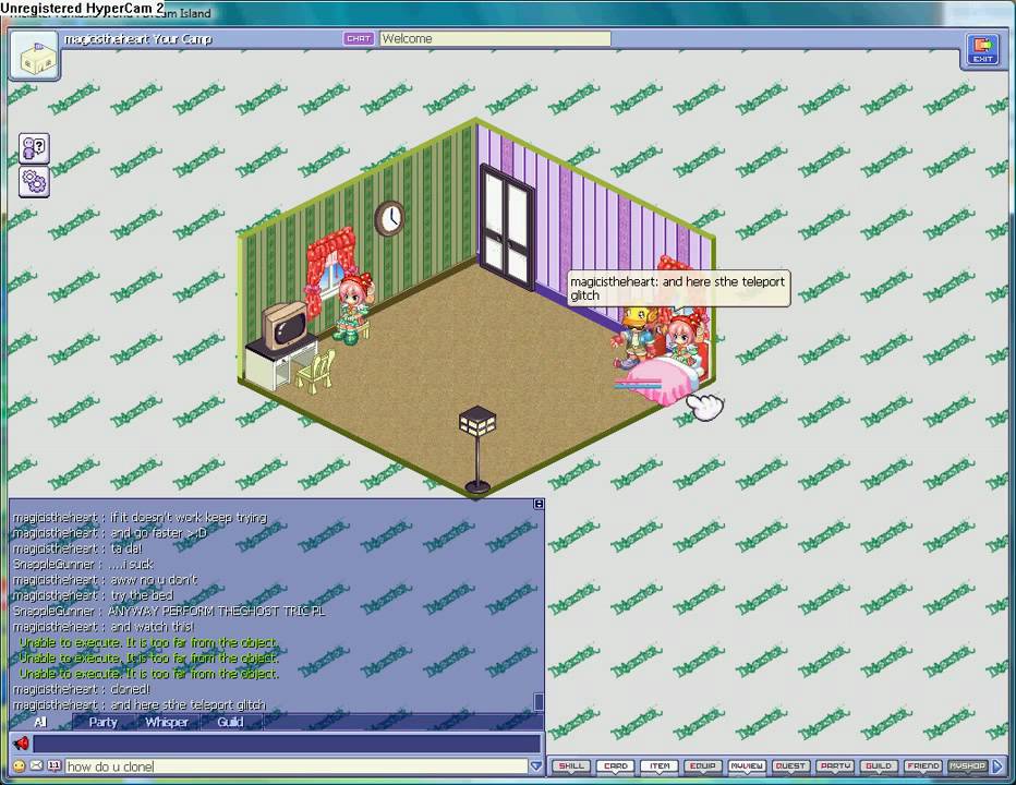 Trickster Online Revolution:Magic's Lesson 1:Mycamp Tricks