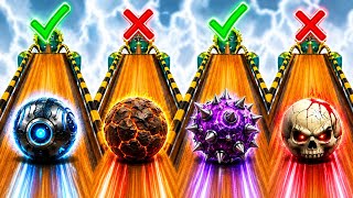 Going Balls: Sci-Fi Ball vs Spike Ball vs Skull Ball Extreme Mega Ramp Race! #usa #youtube #gaming screenshot 1