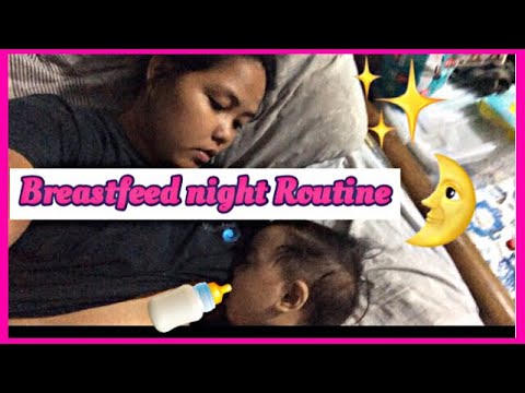 YOUNG MOM: Breastfeeding night Routine |PHILIPPINES #Mommy Vlog #19
