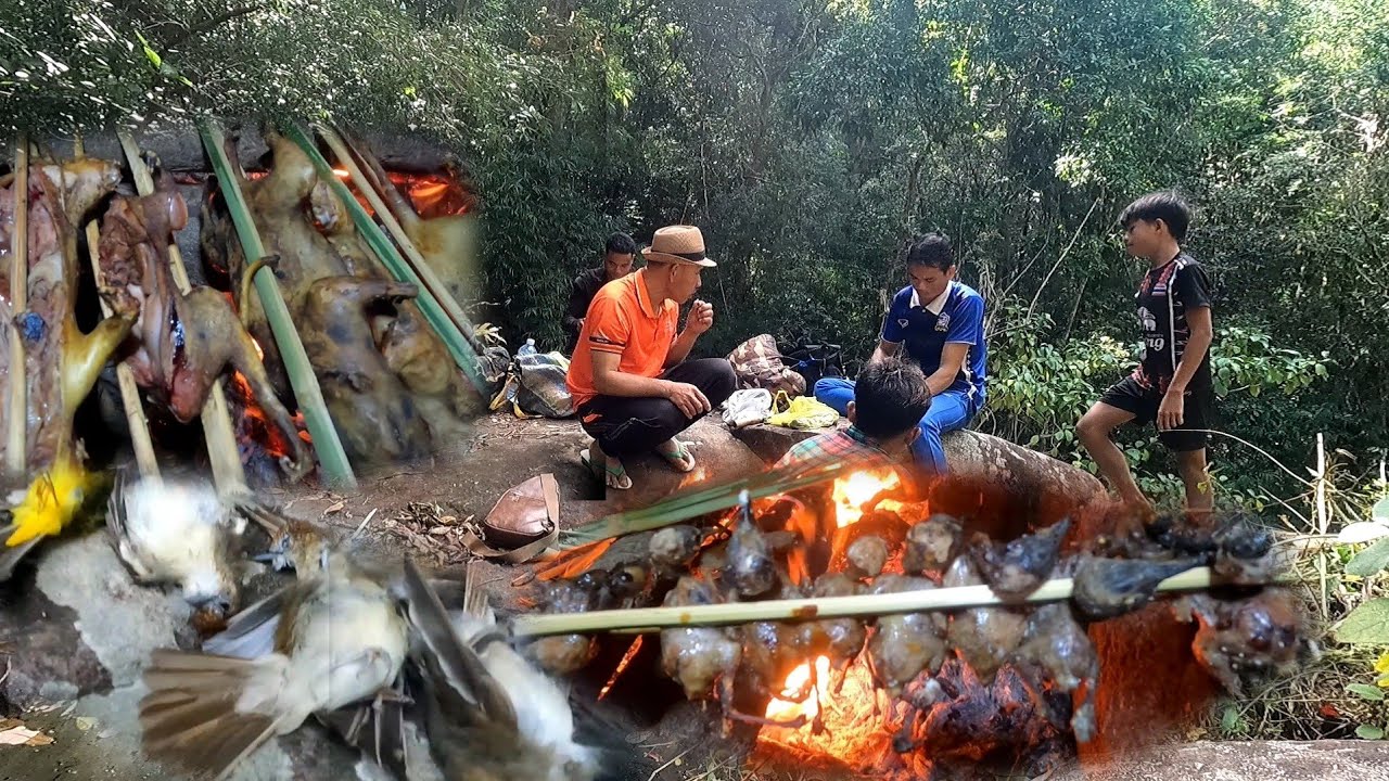 ເດີນທາງລຸຍປ່າຫາກິນຕາມທຳມະຊາດ//เดินทางลุยป่าหากินตามธรรมชาต Dong Una