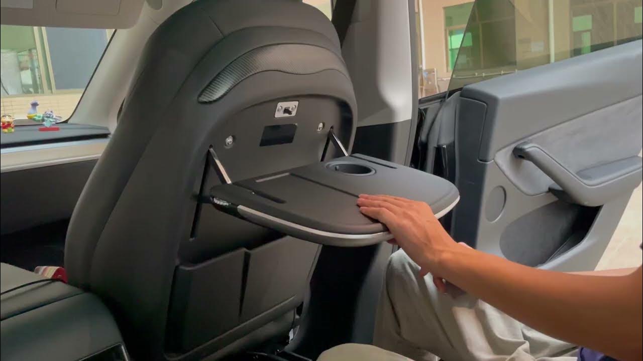 KHAWY Tesla Model Y Model 3 Seat Back Tray Table Installation YouTube