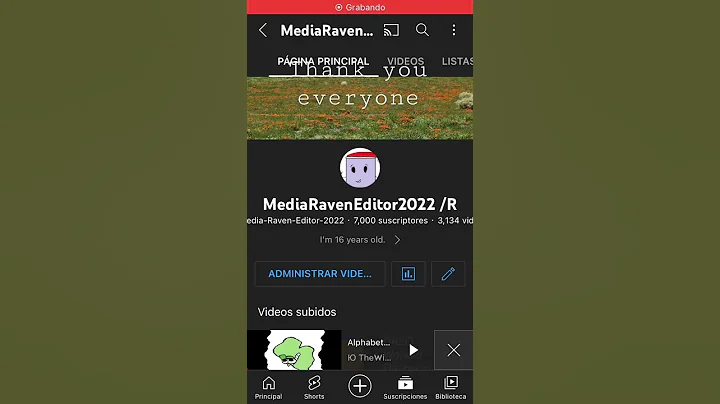 I reached 7K subscribers