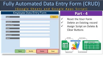 Geautomatiseerd gegevensinvoerformulier in Google Sheets en Google Apps Script - Deel 4 (functie ...
